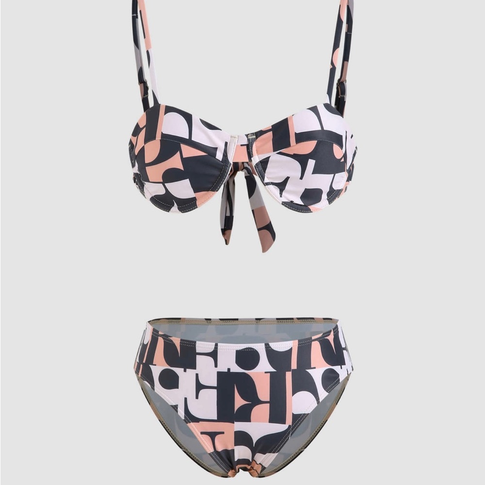 New with Tags Letter Print Cider Bikini (NWT)